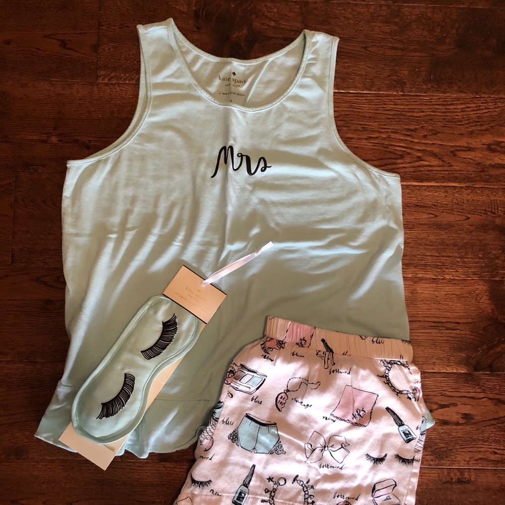 Kate Spade “Mrs.” pajama set